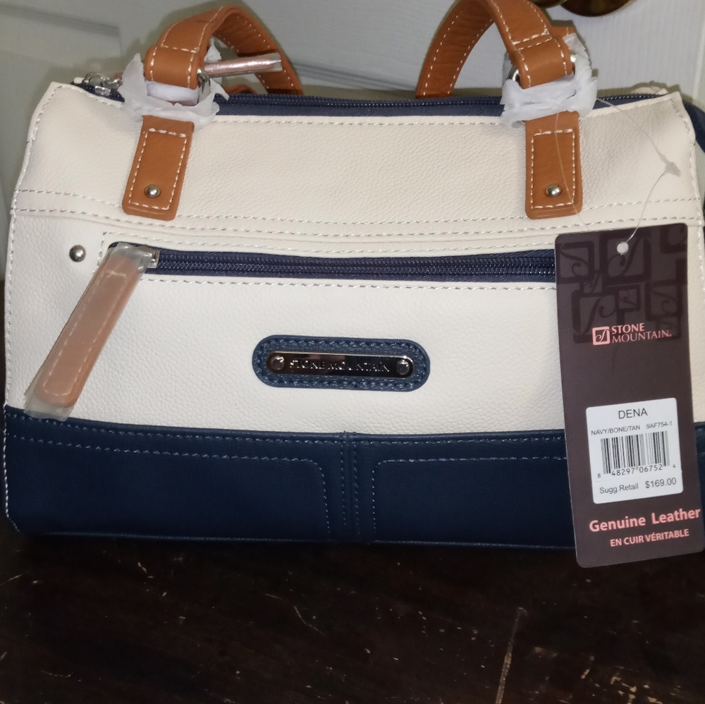 Stone mountain purse dark blue